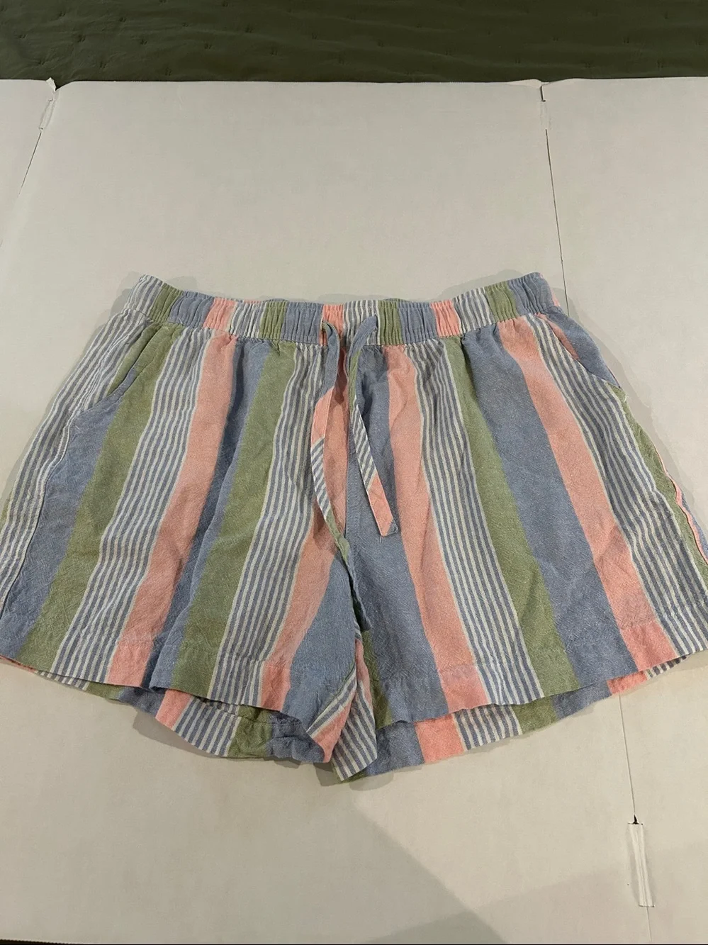 Como Vintage linen blend shorts set size XL - Picture 4 of 9